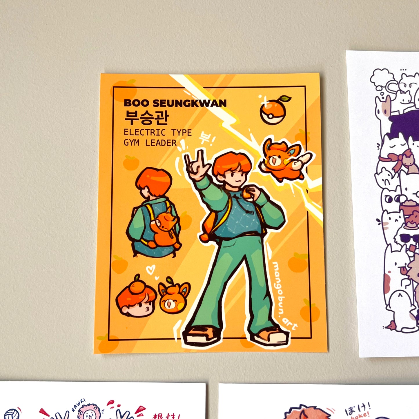 Pokemon Gym Leader Seungkwan Print