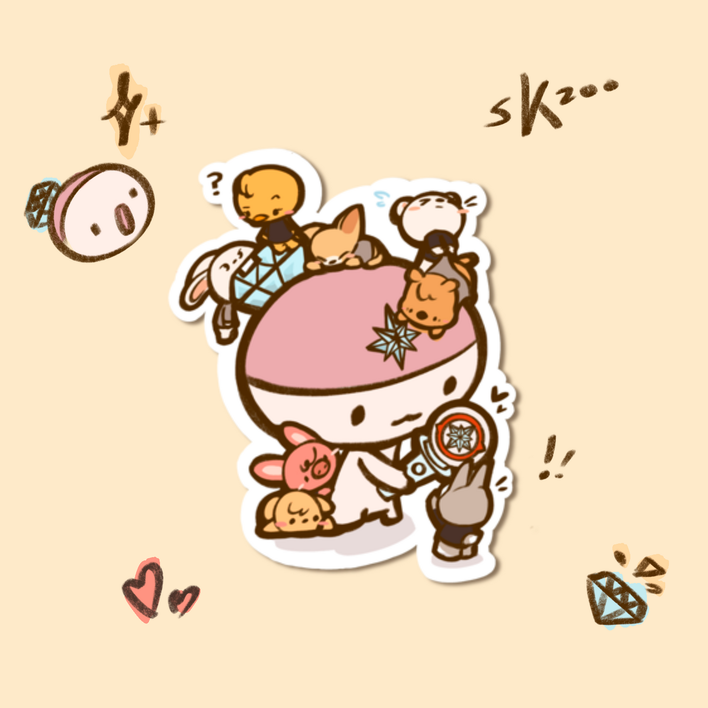 Staycarat Sticker