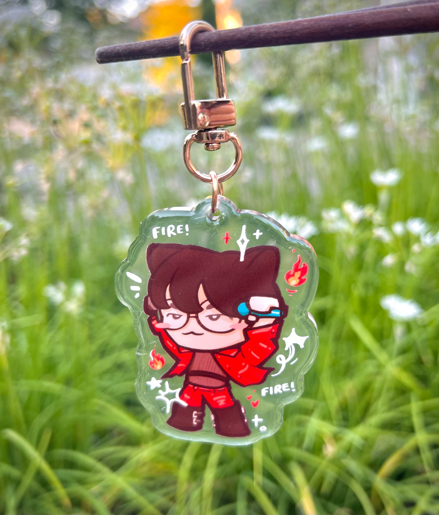 Fire Wonwoo Charm