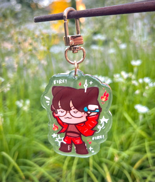 Fire Wonwoo Charm