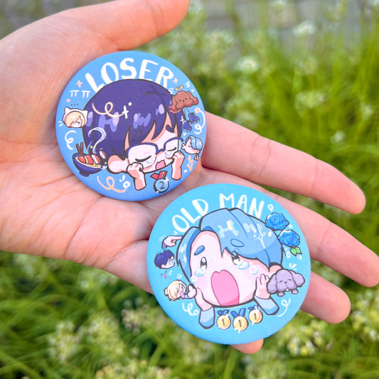 Yuri On Ice Buttons