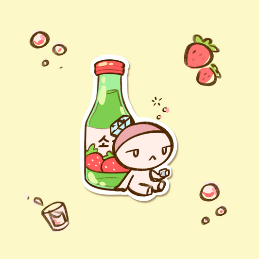 Soju is the Solulu Sticker