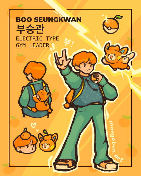 Pokemon Gym Leader Seungkwan Print