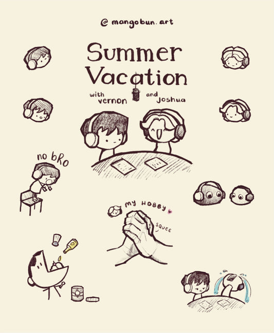 "Summer Vacation with Joshua and Vernon" Podcast Print