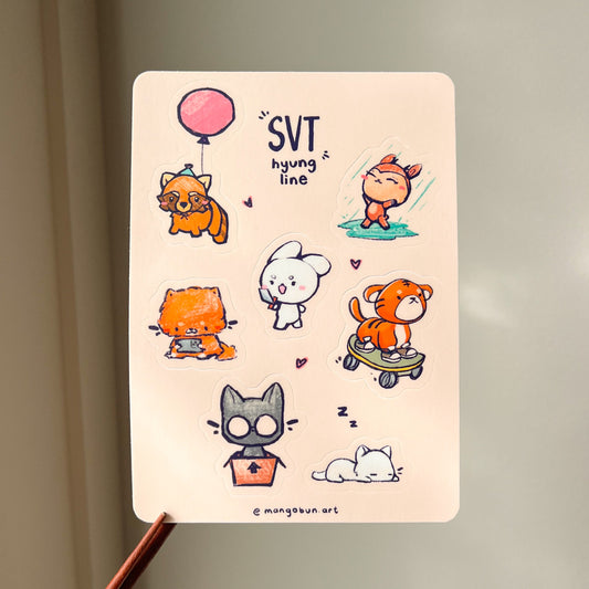 Seventeen Animal Sticker Sheets