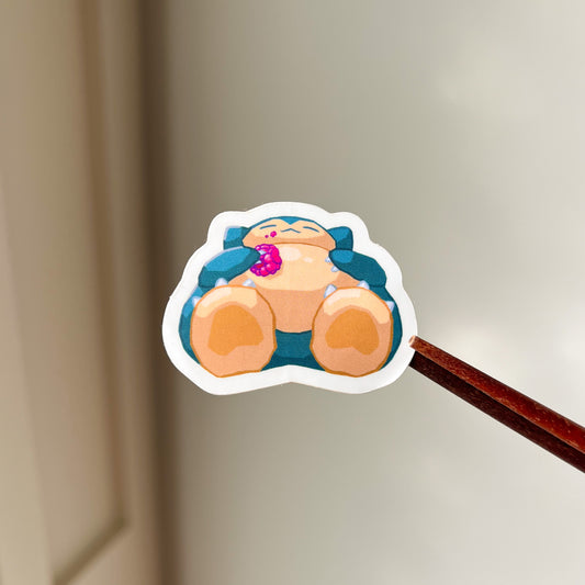 Sleeping Snorlax Sticker